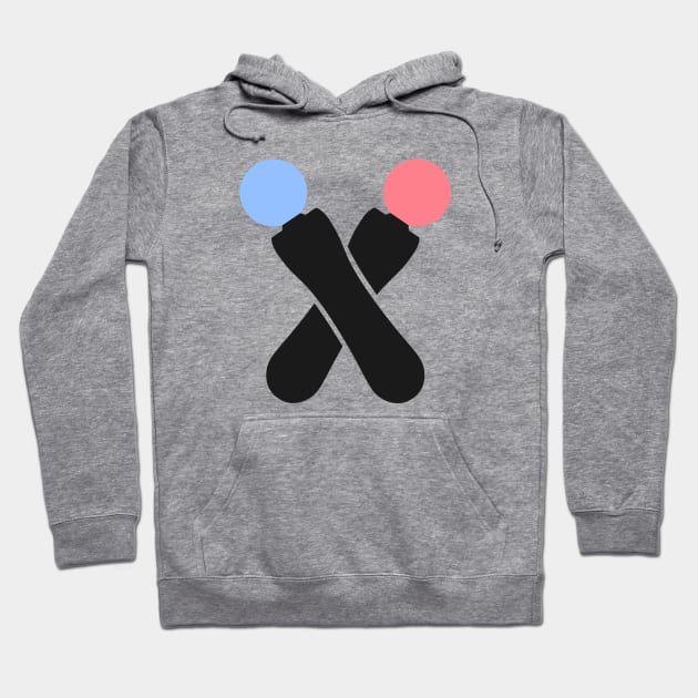 Crossed VR Controllers Hoodie by Starquake